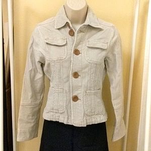 NWOT Tulle Cream Corduroy Jacket